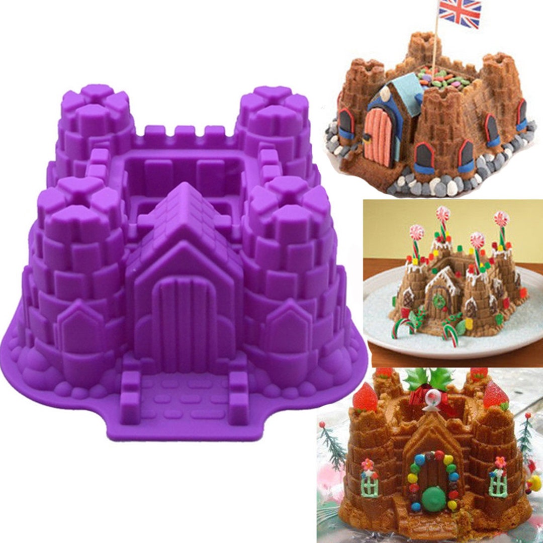 Diy 3D Castle Cake Mold for Birthdays & Baking Decorations Etsy