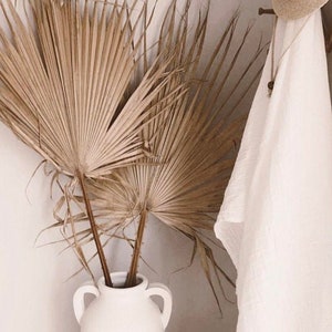 Fan Palms - Medium 30 inches - Beige or Sage Green | palms | dried décor | dried flora | naturally sun dried | fall décor | boho | tropical