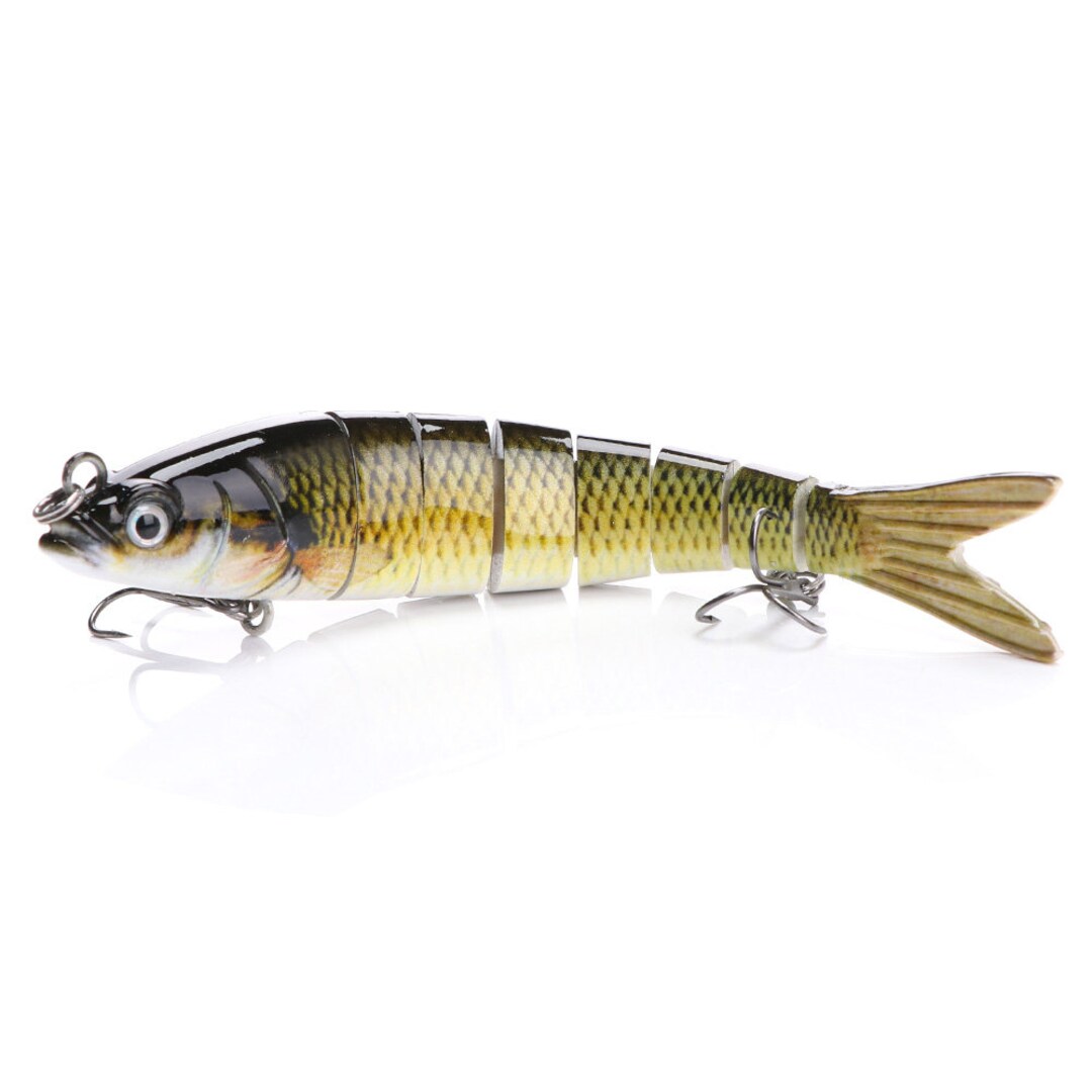 Bronze Shad Fishing Lure 8 Segment Realistic Multijointed Etsy