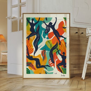 Matisse Print, Exhibition Poster, Matisse Wall Art, Gallery Wall Prints, Large Wall Art, Abstract Painting, Abstract Wall Art