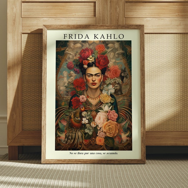 Frida Kahlo, berühmte Künstlerdrucke, feministische Kunst, Frida Kahlo Poster, Frida Khalo Digital, Frida Kahlo Druck, Digitaldrucke, Geschenk für Sie