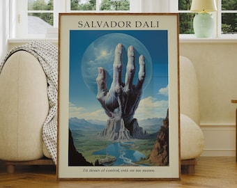 Dali Wall Art, Surreal Art Digital Print, Salvador Dali Art, Famous Artist Prints