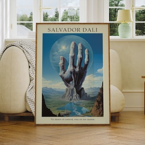 Dali Wall Art, Surreal Art Digital Print, Salvador Dali Art, Famous Artist Prints