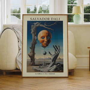 Salvador Dali Print, Digital Downlaod, Surreal Art, Famous Artist Prints, Dali Wall Art