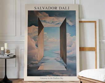 Salvador Dali Gallery Wall Art, Digital Download, Surrealism Art, Dali Painting, Salvador Dali Poster, Bedroom Wall Art, 20x28 Prints