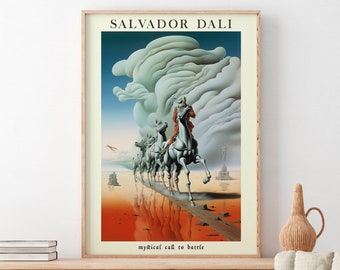 Salvador Dali, Dali Print, Indie Room Decor, Téléchargement numérique, Affiche Dali, Impressions d’art mural