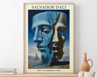 Salvador Dali Canvas, Salvador Dali Print, Surreal Painting, Famous Artist Prints, Dali Art Print, Salvador Dali, Digital Prints