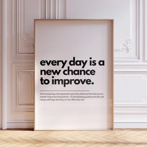 Positive Vibes Uplifting Quote, Inspirational Home Office Wall Art, Motivational Art Print, Trendy Positive Quote Print