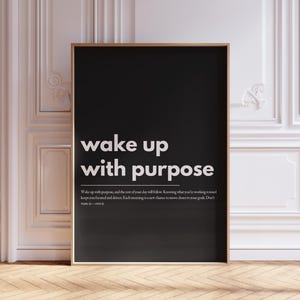 Home Office Motivational Wall Art, Uplifting Quote, Printable Wall Art, Inspirational Wall Art, Motivational Poster, Typography Poster