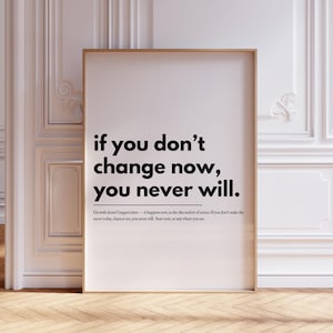 Motivational Quote Wall Art, Home Office Wall Art, Uplifting Quote, Printable Wall Art, Inspirational Wall Art, Motivation Poster