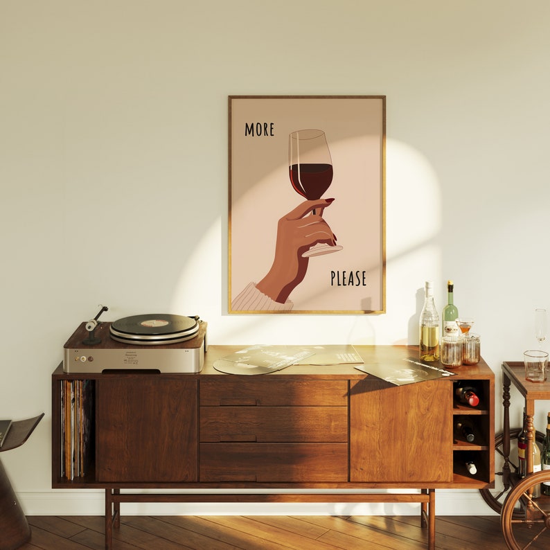 Cocktail Poster, Bar Cart Prints, Cocktail Wall Art, Bar Cart Art