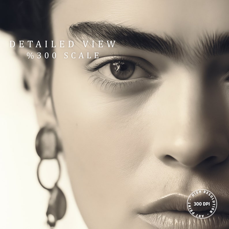 Unique Frida Kahlo Close-up Portrait, Frida Kahlo Photo, Frida Kahlos ...