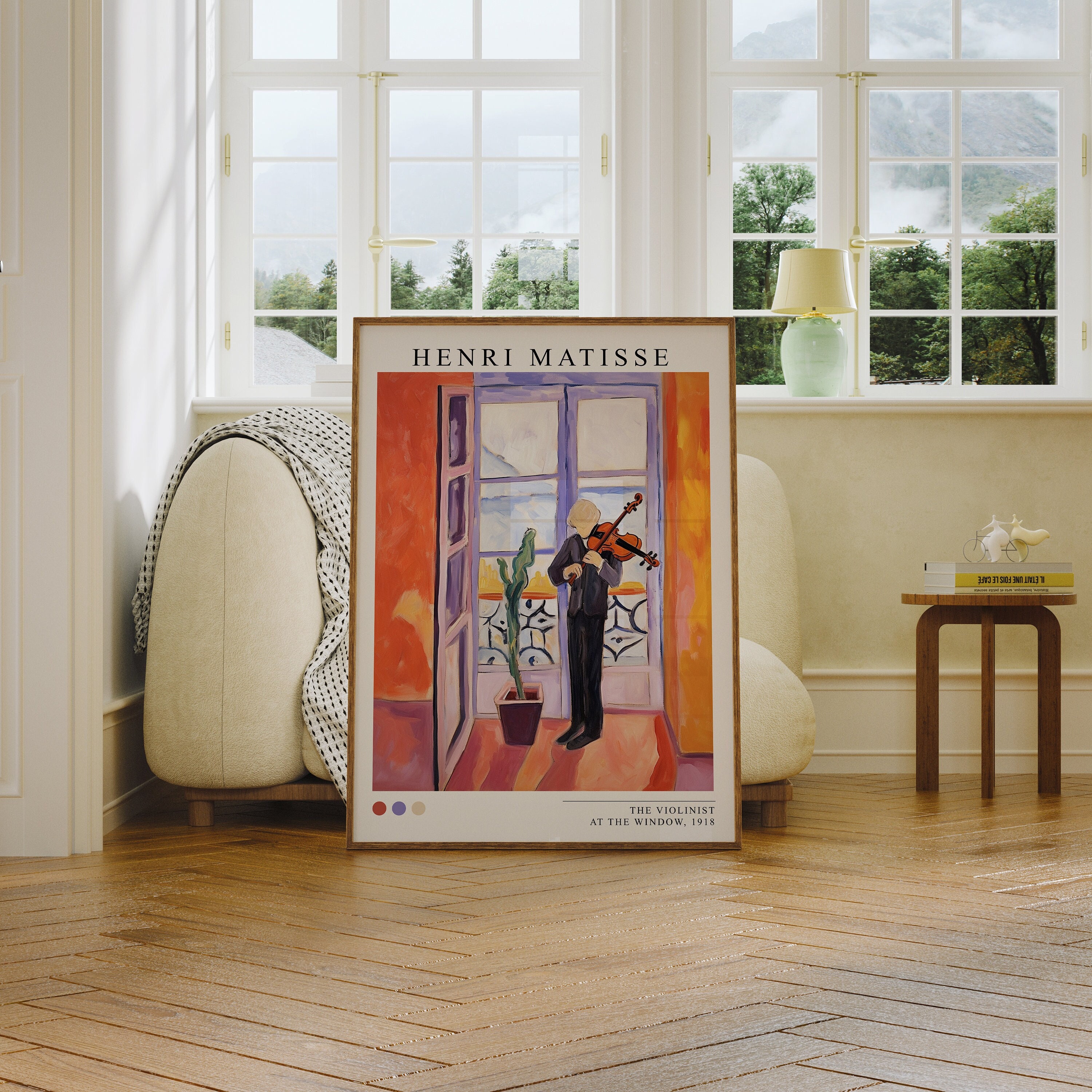 Wallbuddy Stampa D'Arte Matisse Museum Print, Poster Mostra Francese, 40x50 Cm, Stampa Giclée Su Carta Epson Premium Lustre, Senza Cornice