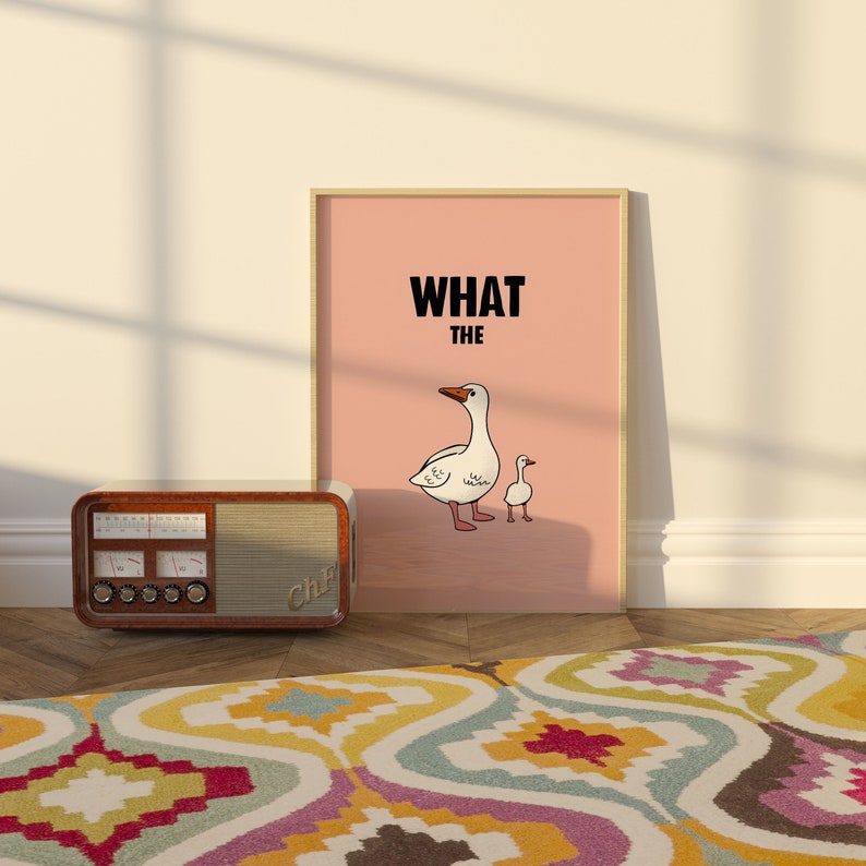 what the duck poster