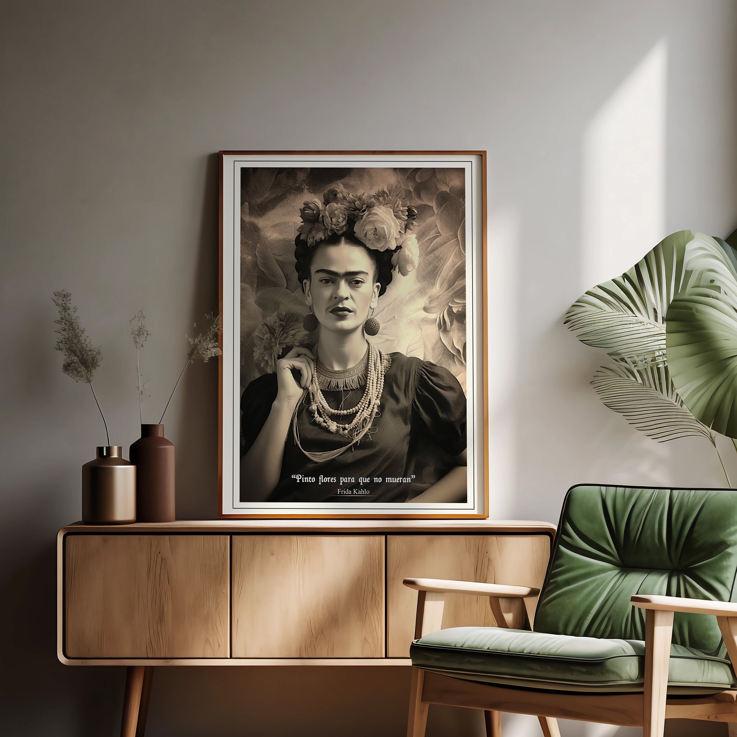 Frida Kahlo Feminist Art Print Inspirational Qute Digital - Etsy