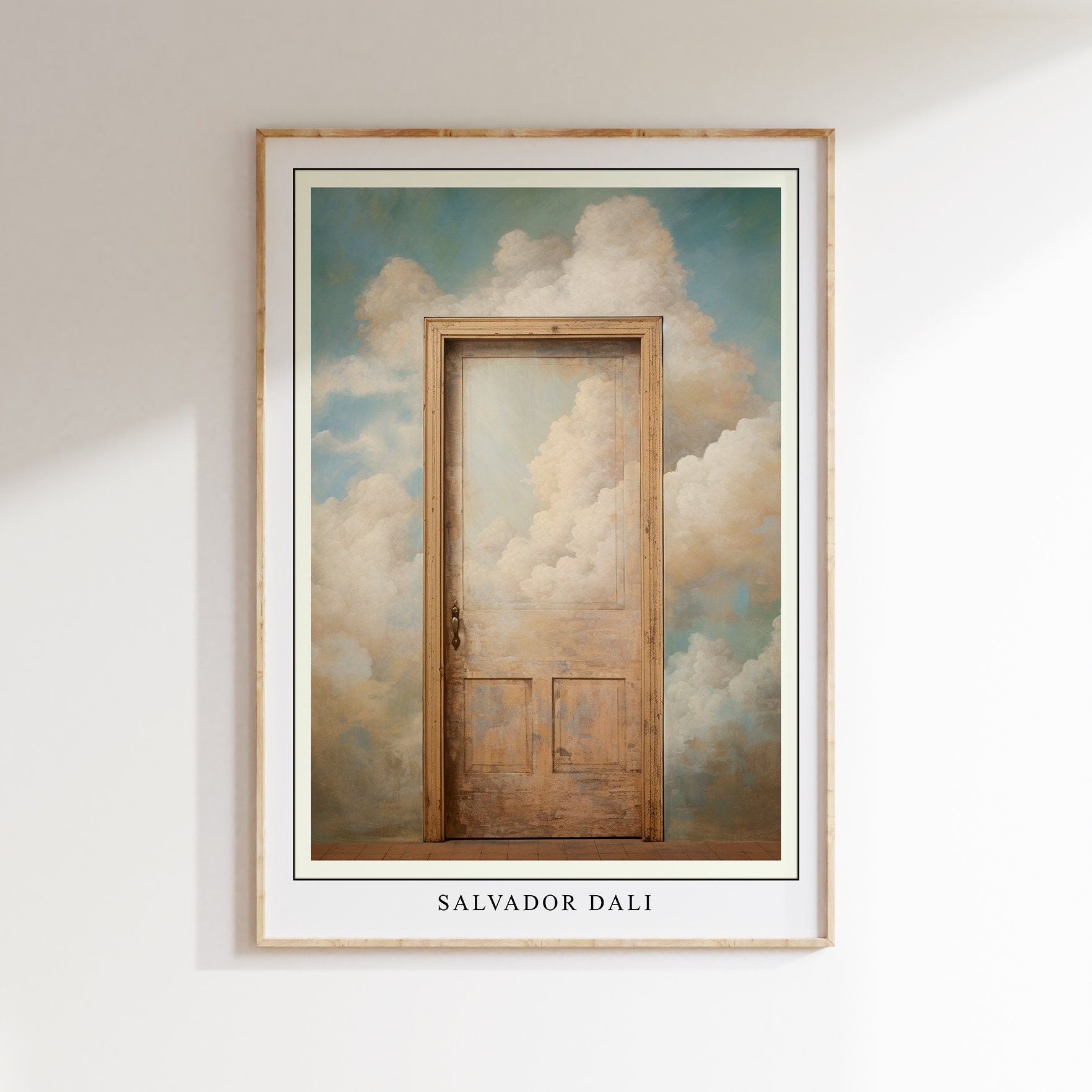 The Door by Salvador Dali, Exhibition Poster, Digital Download
