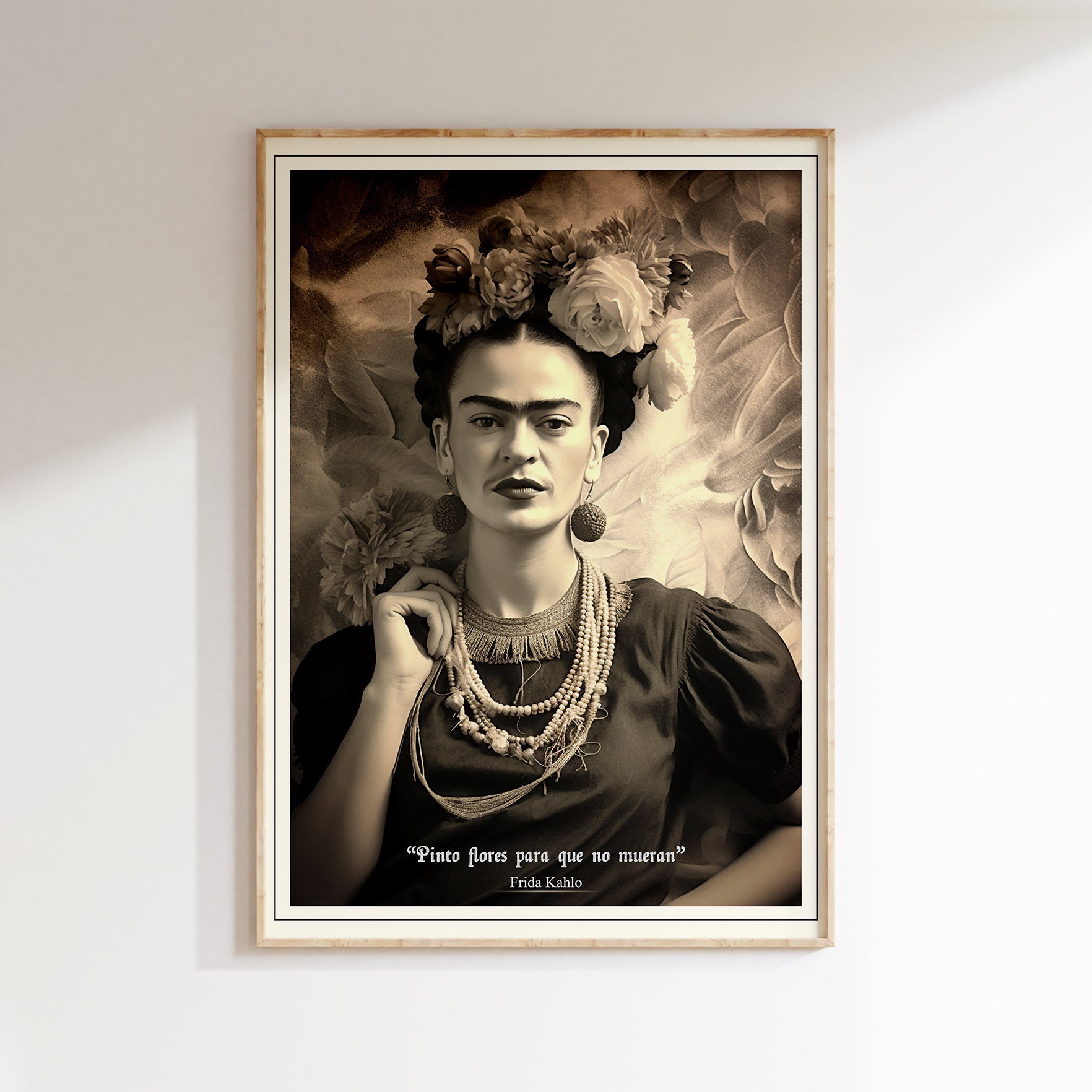 Frida Kahlo Feminist Art Print Inspirational Qute Digital - Etsy
