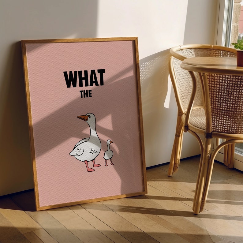 what the duck poster