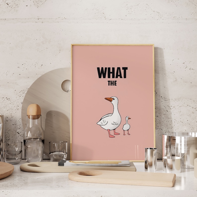 what the duck poster