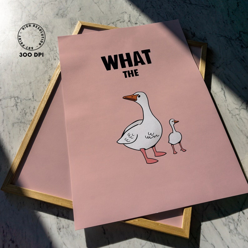 what the duck poster