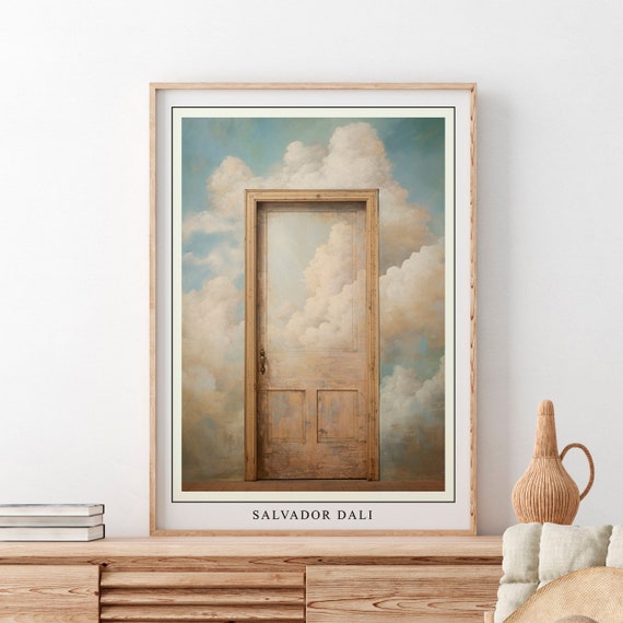 The Door by Salvador Dali, Exhibition Poster, Digital Download