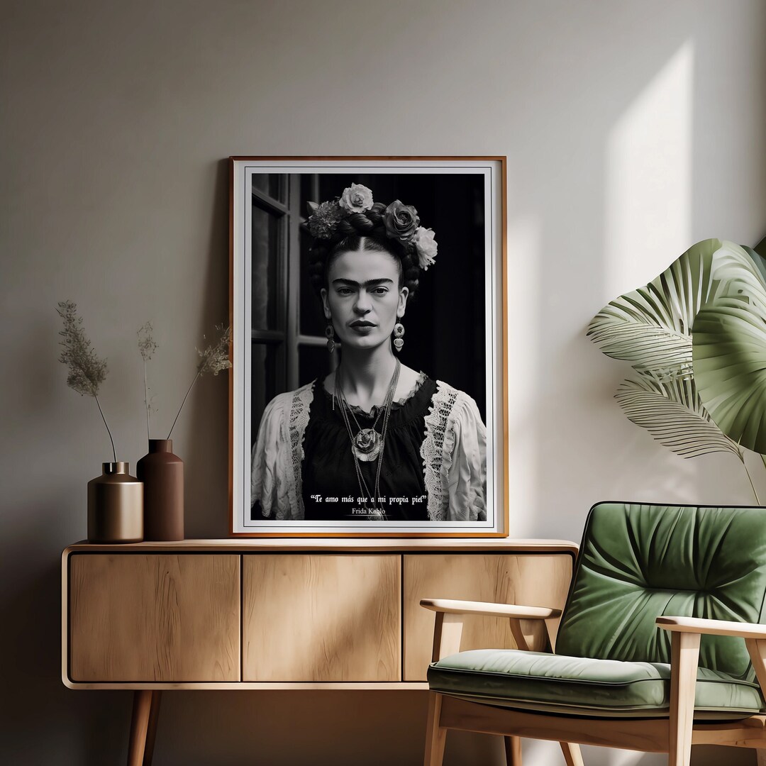 Feminist Art Print by Frida Kahlo Frida Kahlo Photo Portrait - Etsy