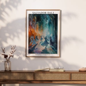 Salvador Dali Surreal Dance Poster, Surrealism Art
