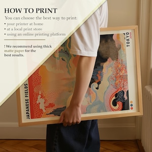 Juego de 100 impresiones de arte mural japonés, arte mural Japandi, póster japonés imprimible, juego de arte mural de galería, regalo de viaje a Japón imagen 5