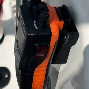 Handheld VHF radio holder works with Cobra HH600 and many others that have a clip size within 1.2&quot; wide and .5&quot; deep (lip at bottom of clip.