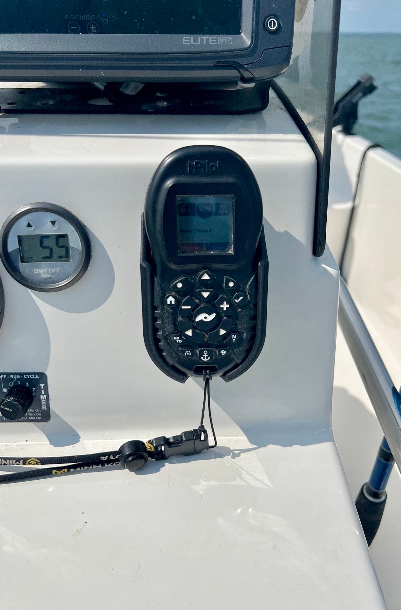 Minn Kota Ipilot Bluetooth Trolling Motor Remote Holder. Made in USA