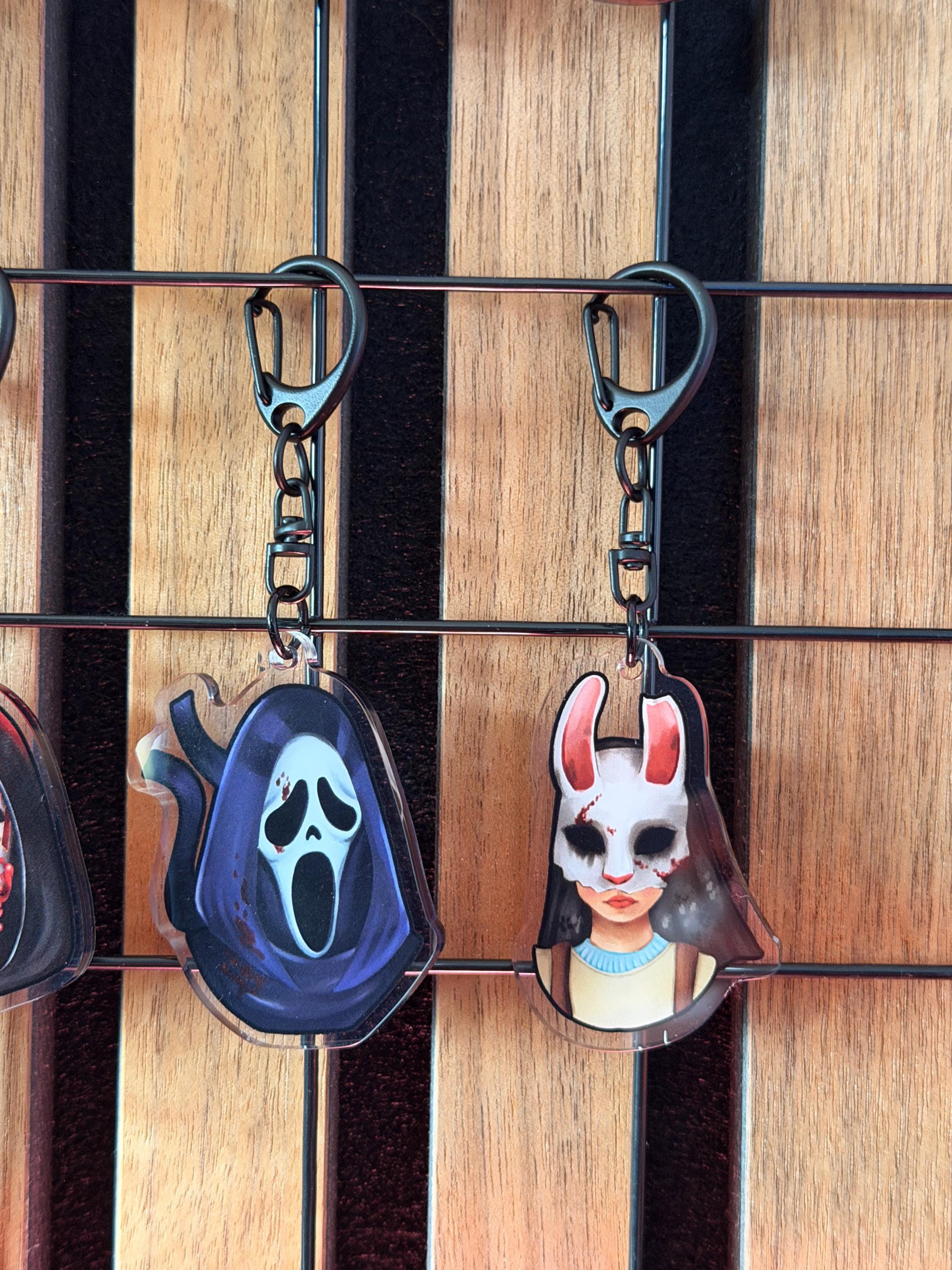 Dead by Daylight Killer Fan Art Keychains . the Ghost & the Huntress - Etsy