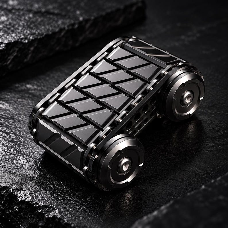 Metal Tank Fidget Roller, 125g Heavy Mechanical EDC Desk Toy, CNC Alloy ...