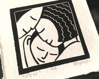 Limited Edition Lino Print - "It's OK" - Inner Child Healing