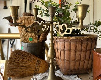 Vintage Brass Candelabra - 5 Candle