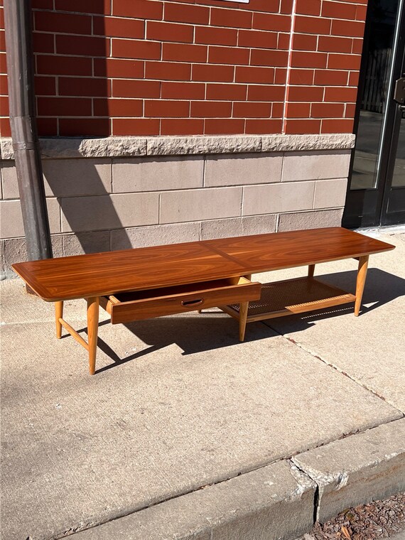 Lane coffee outlet table with drawer