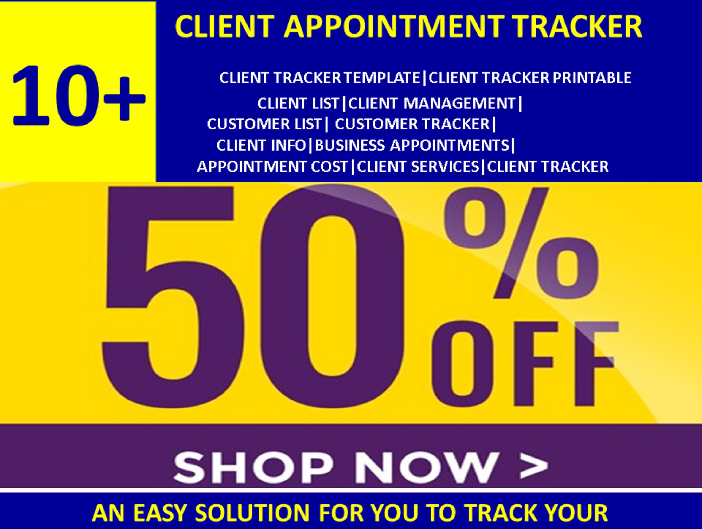 Customer Rotation Tracker 10client Tracker Template Printable, Client List Management, Customer ...