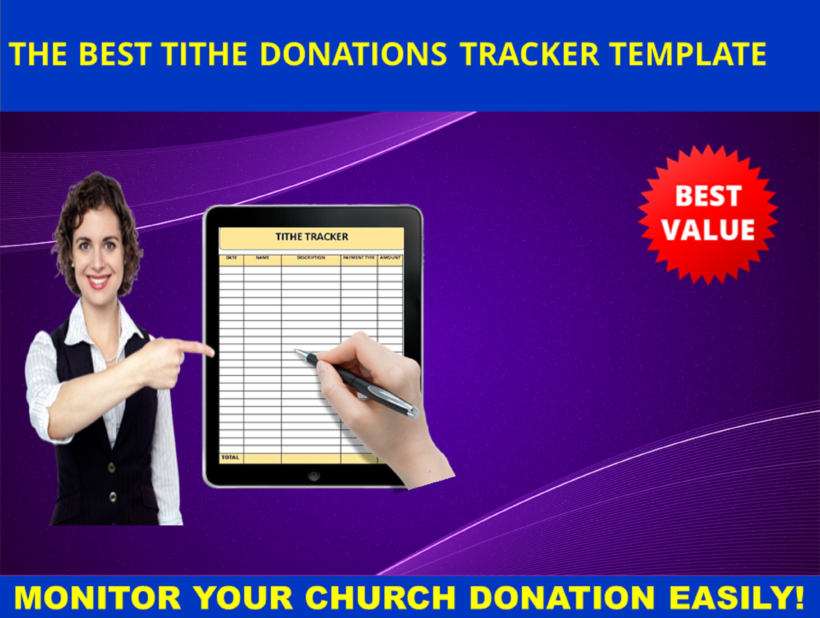 Tithe and Offering Tracker Tithe Log Donation Tracker Donation Log