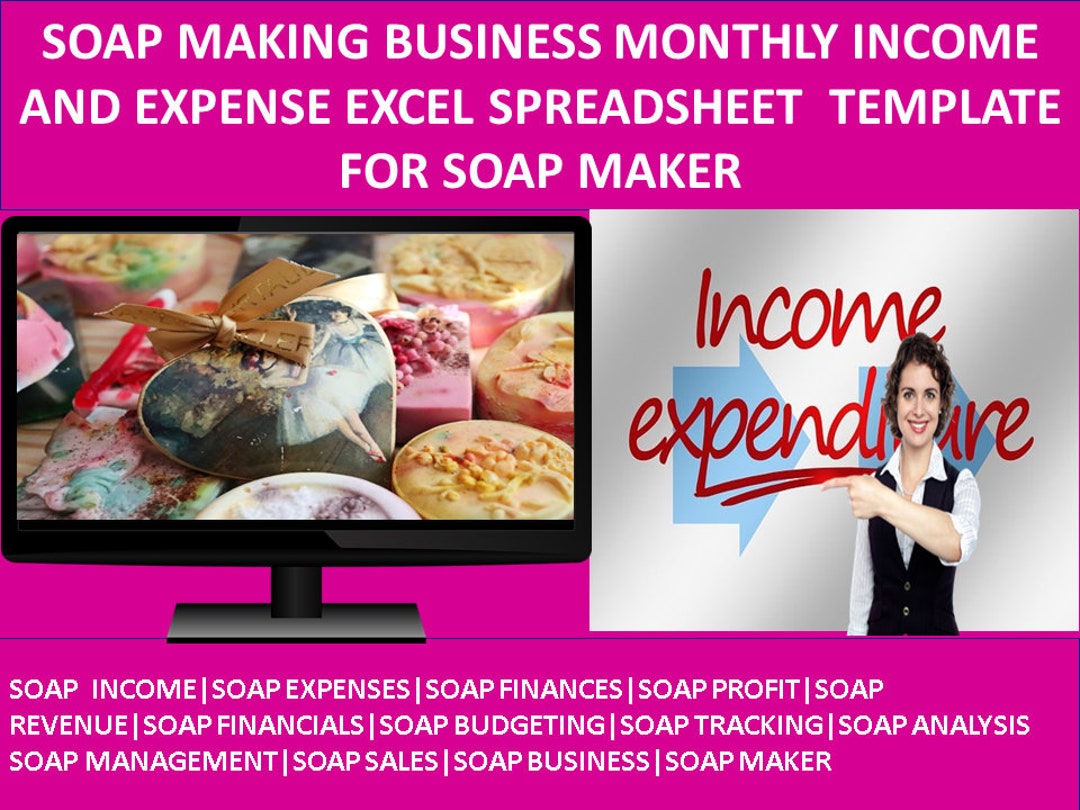 Soap Making Business Expense Finances Profit Tracking