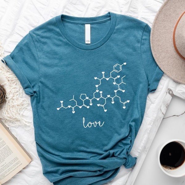 Oxytocin Shirt, Oxytocin Love Molecule Shirt, Chemistry Love Shirt ,Molecule Gift Shirt, Science Lover Gift Shirt, Science Love Gift Shirt