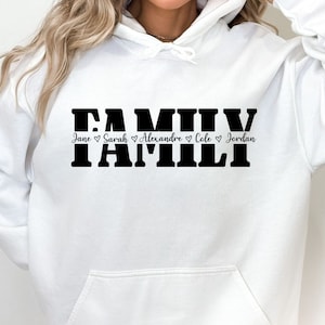 Family name sweatshirts 2025