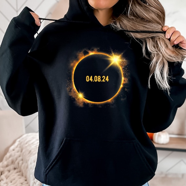 Totality Solar Eclipse 04.08.2024 Sweatshirt, Eclipse Event 2024 Shirt, Celestial Shirt ,Solar Eclipse Hoodie, April 8 2024,Eclipse Lover