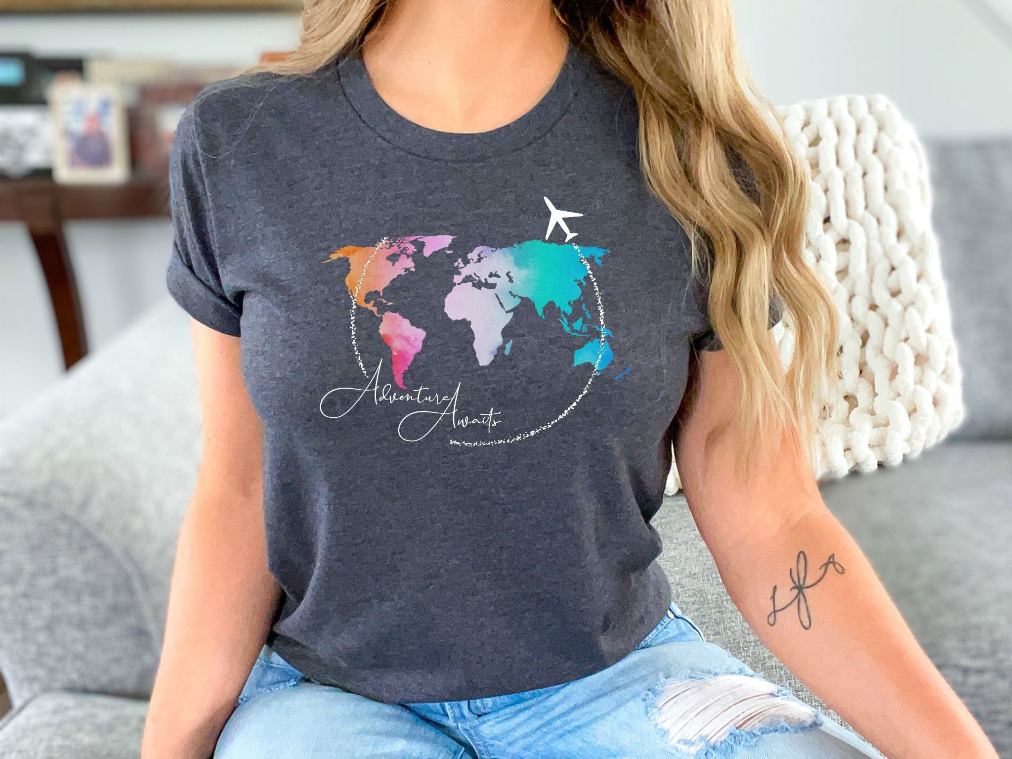 World Map Clothing - Etsy