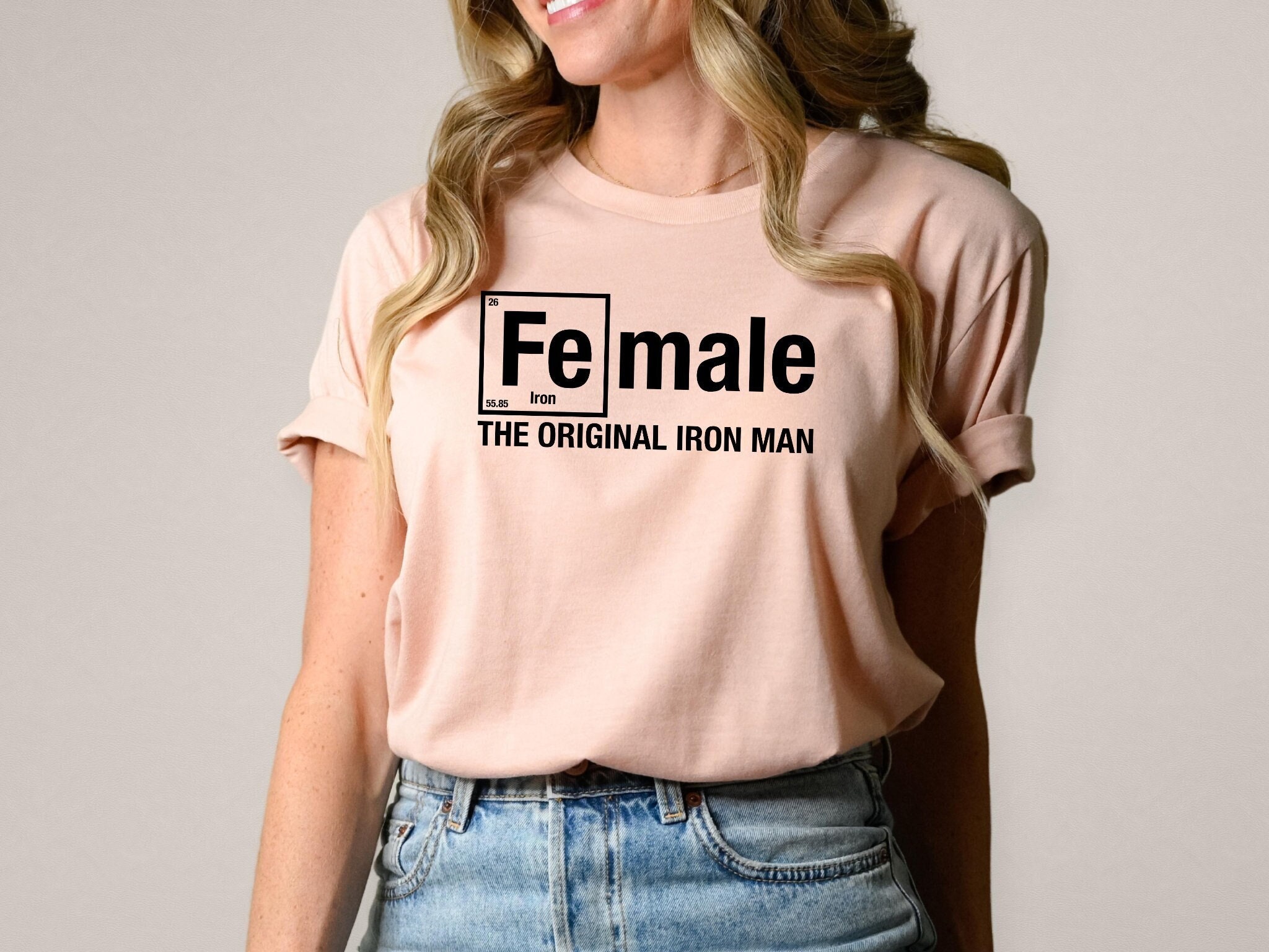 Female Shirt, Female The Original Iron Man Shirt, Women gift Shirt ,Gift for her, Girl Shirt, Iron Man Shirt, Female Shirts, Women Shirt