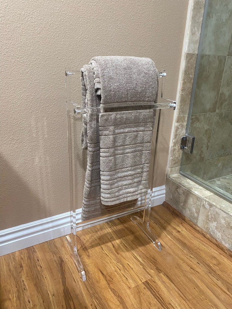 Acrylic Towel Rack - Etsy