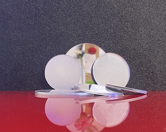 1/8" Clear acrylic circles