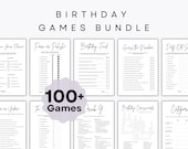 Birthday Games for Her – Adult Party Games – Printable Games 30 40 50 – Who Knows The Birthday Girl Best – Bingo Game – Instant PDF Download
