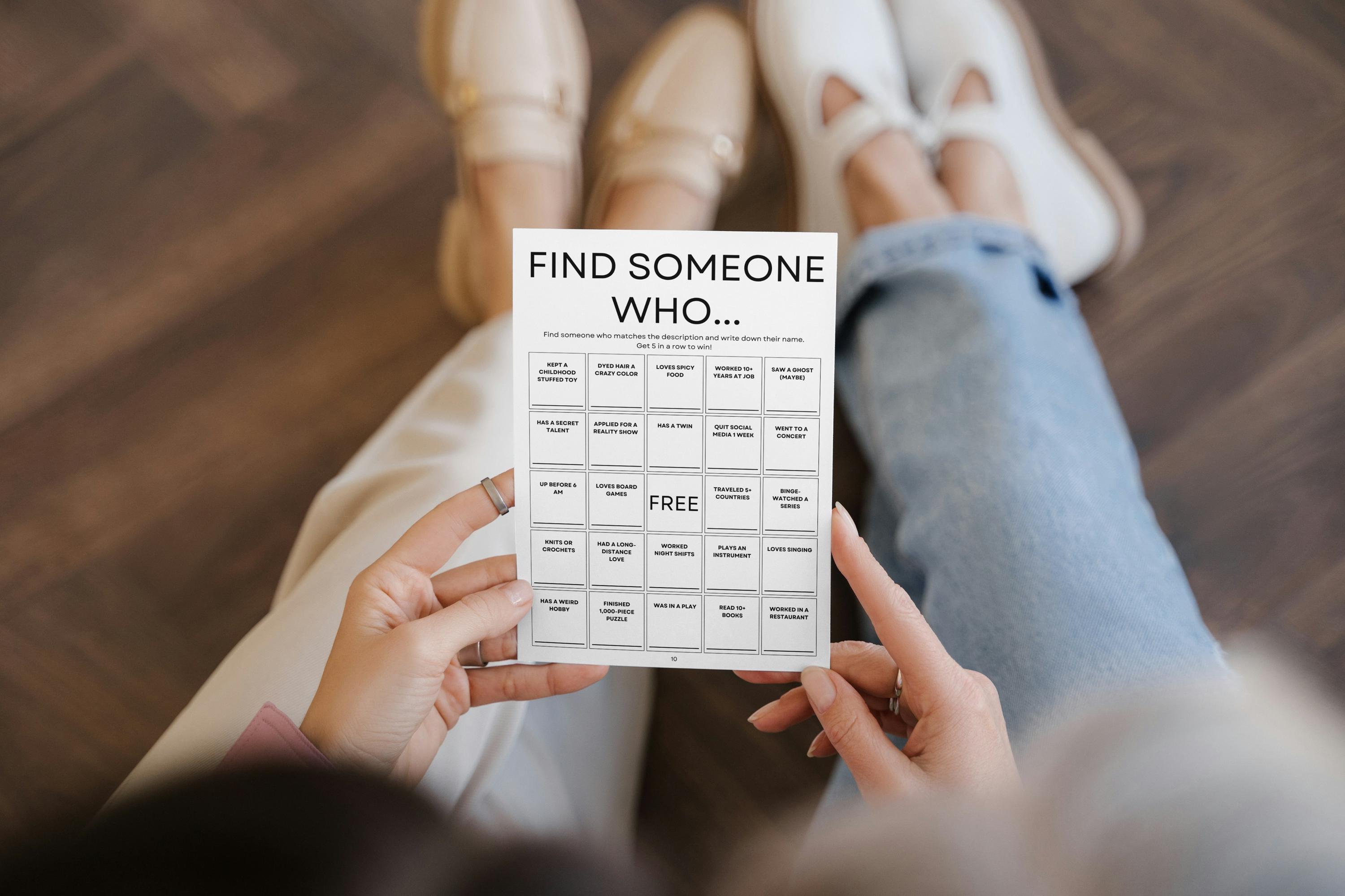 Ice Breaker Bingo - 60 Unique Bingo Sheets - Find Someone Who ...