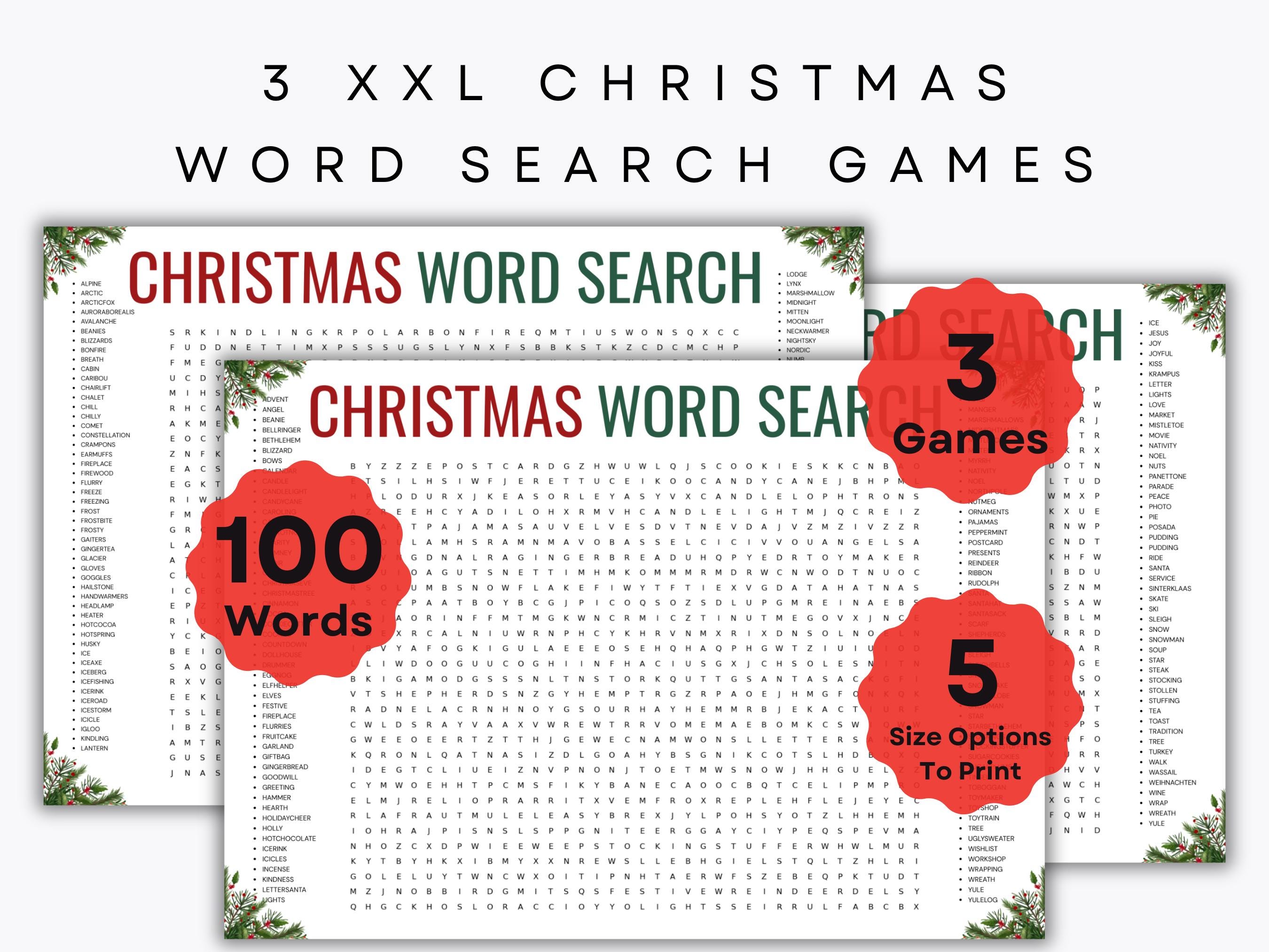 Christmas Hidden Words • Printable Crafts And Activities For Kids