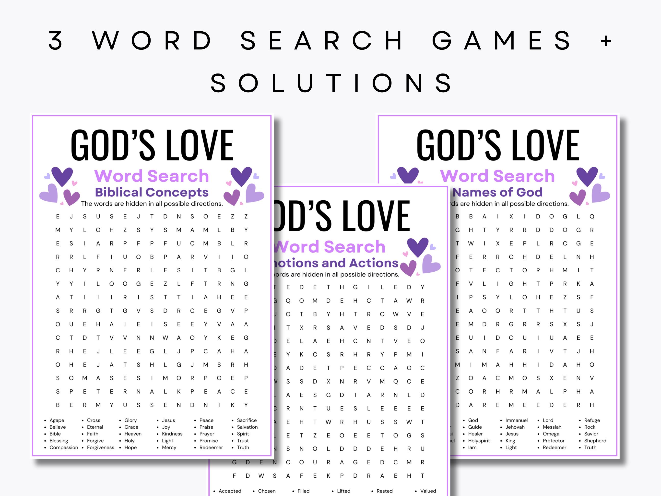 Gods Love Word Search Games 3 Printable Games Church Games Bible gods-love-word-search-games-3-printable-games-church-games-bible