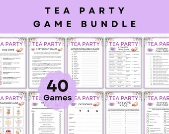 Tea Party Bingo & Games